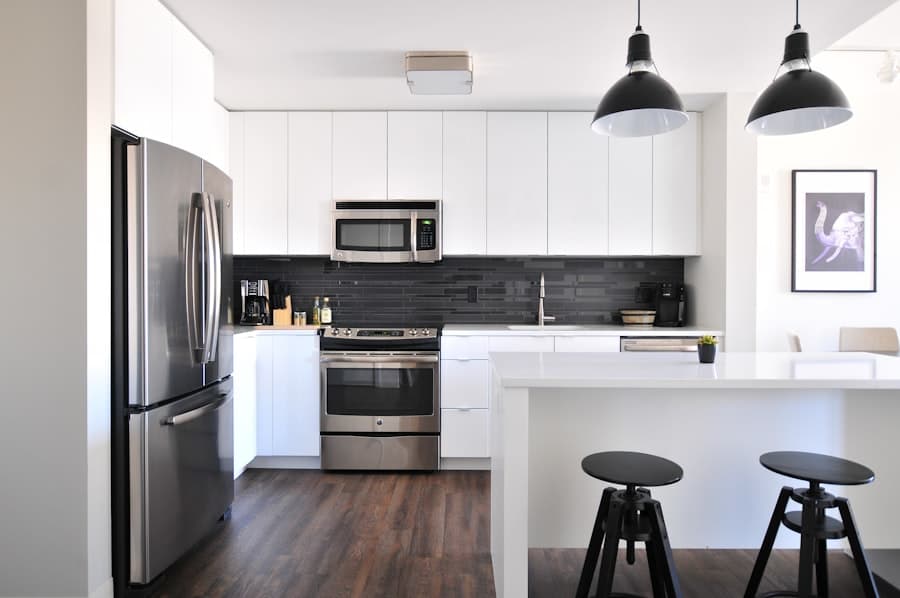 Modern home renovation interior